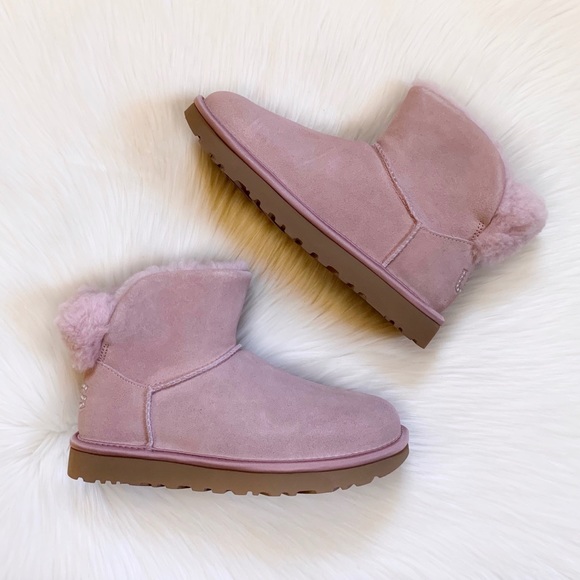 UGG Classic Bling Mini Pink Crystal Boots - Picture 5 of 7